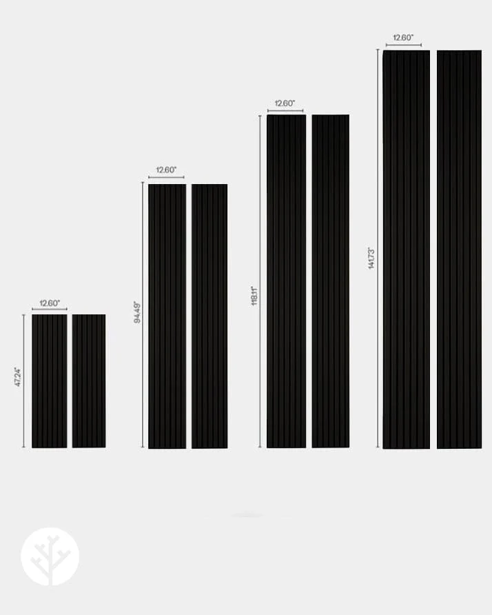Black Color Matte Acoustic Slat Wall Panels | Original Slatpanel® - Image 10