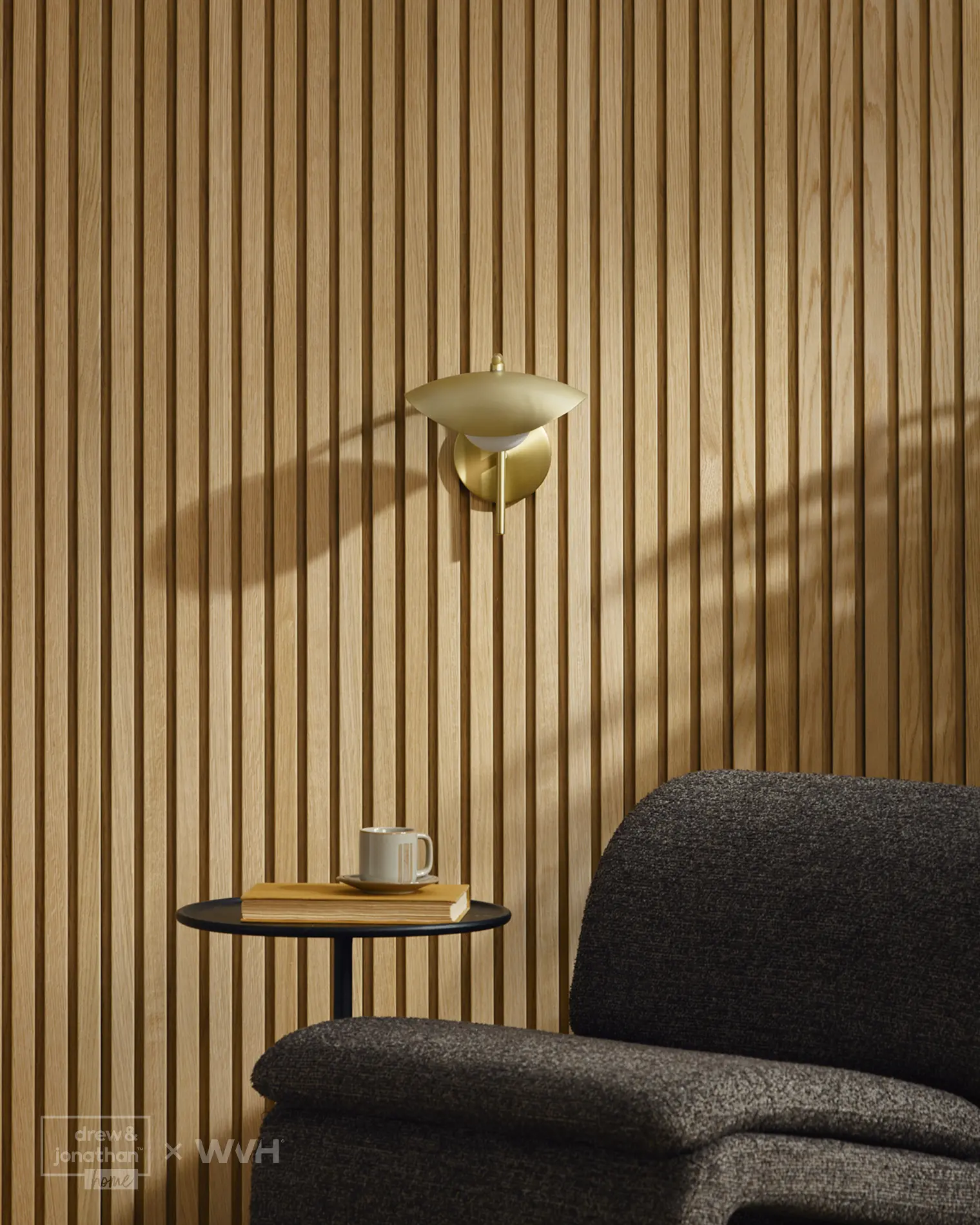 Drew & Jonathan Home™ Grainmatch Oak Acoustic Slat Wall Panel - Image 4