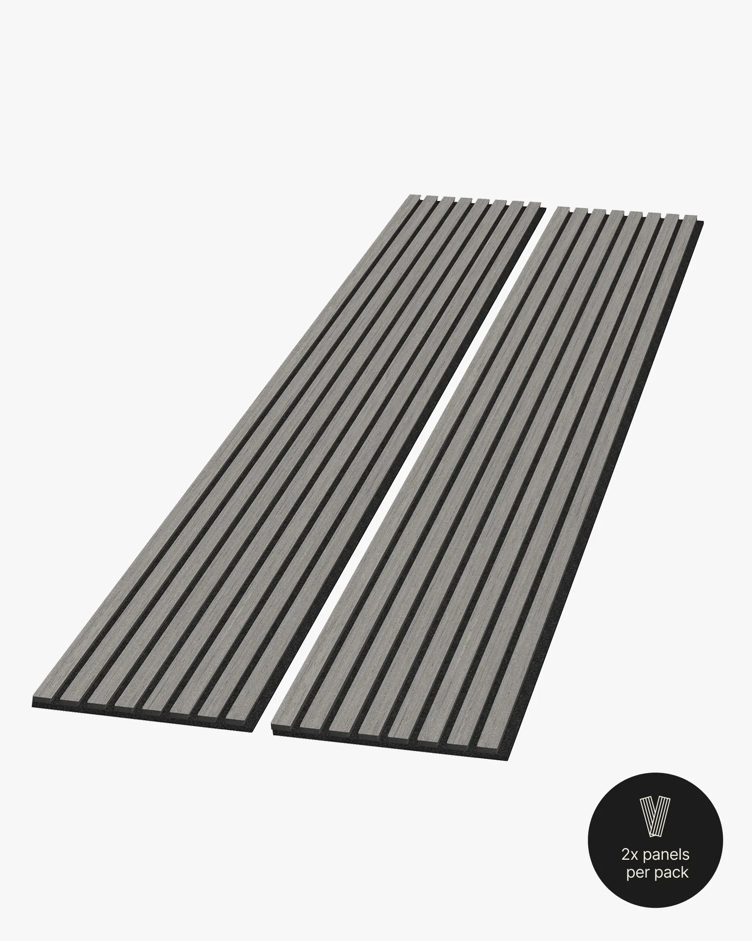 Drew & Jonathan Home™ Gray Oak Acoustic Slat Wall Panel - Image 5