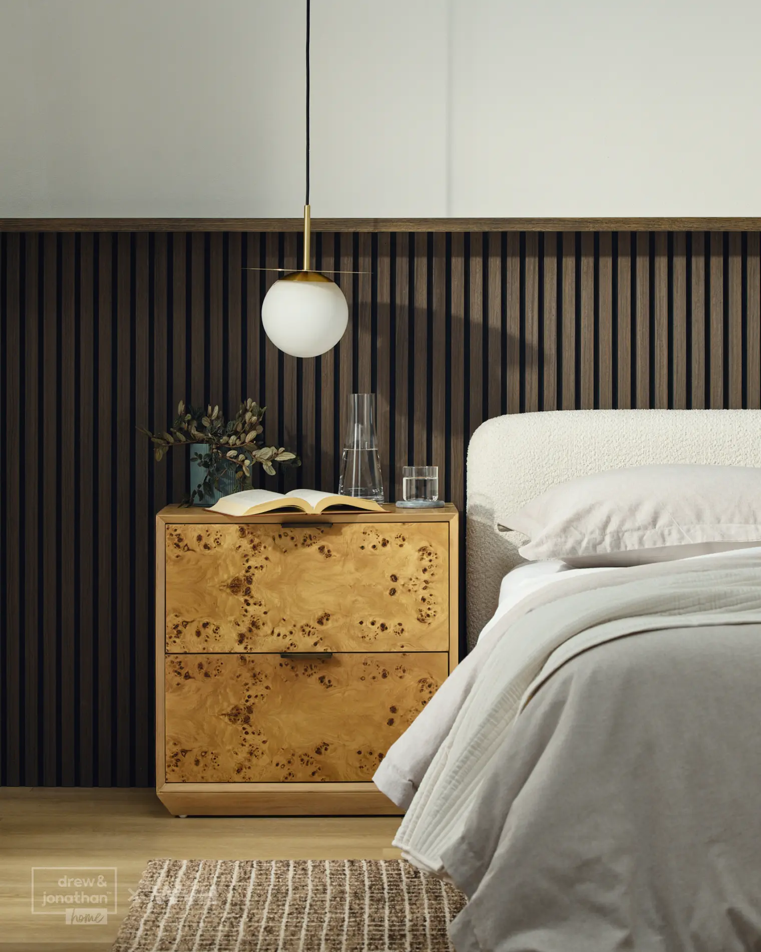 Drew & Jonathan Home™ Smoked Oak Acoustic Slat Wall Panel - Image 4