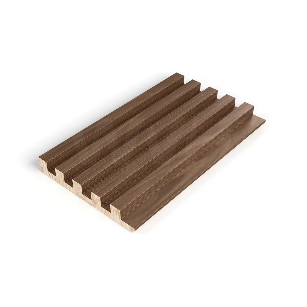 Fluted Tambour Wood Effect Wall Panel Samples - Image 4