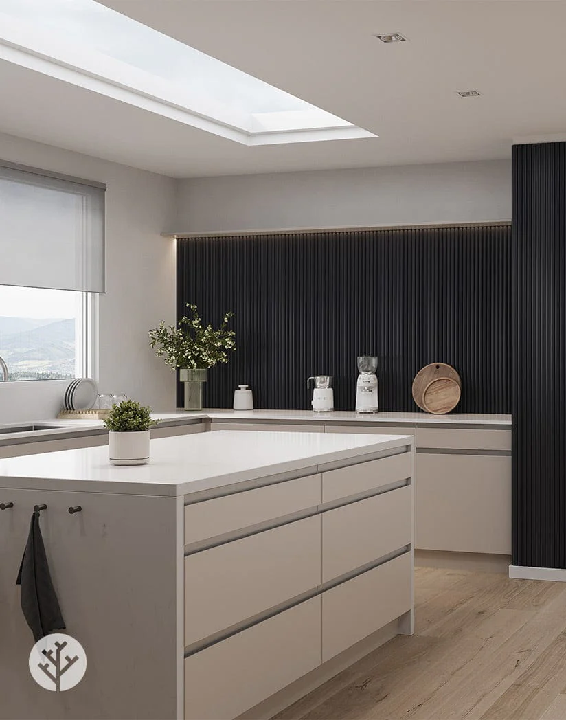 Flutto® Black Ridge Flexible Tambour Panels - Image 3