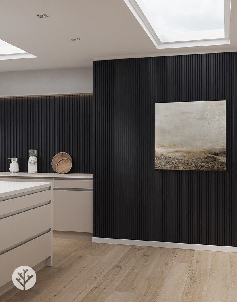 Flutto® Black Slat Flexible Tambour Panels - Image 5