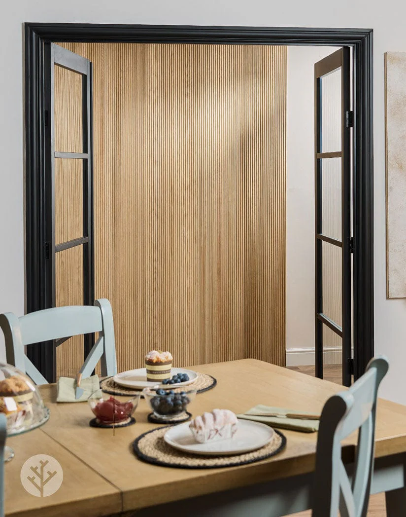 Flutto® Oak Mini-Ridge Flexible Tambour Wood Panels - Image 5