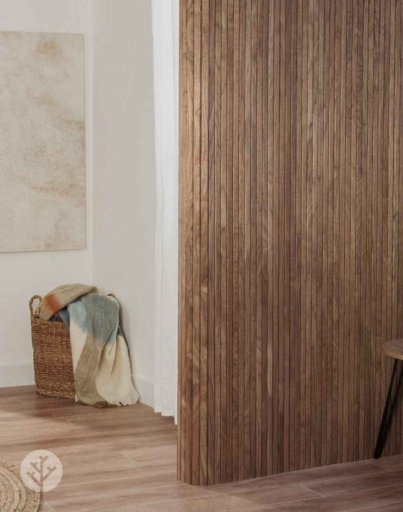 Flutto® Walnut Slat Flexible Tambour Wood Panels - Image 8