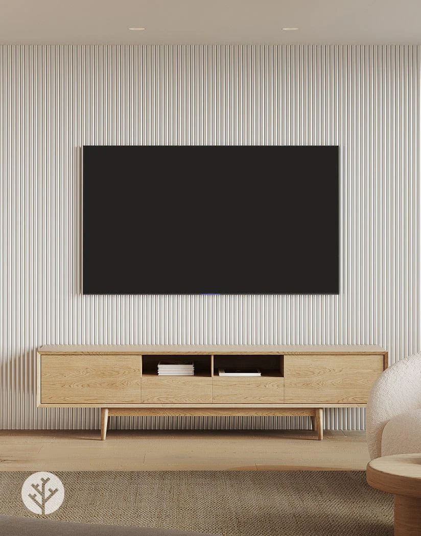 Flutto® White Ridge Flexible Tambour Panels - Image 7