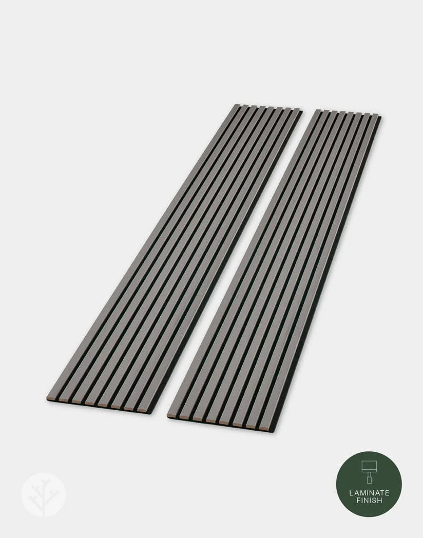 Dusty Gray Color Matte Acoustic Slat Wall Panels | Original Slatpanel® - Image 6