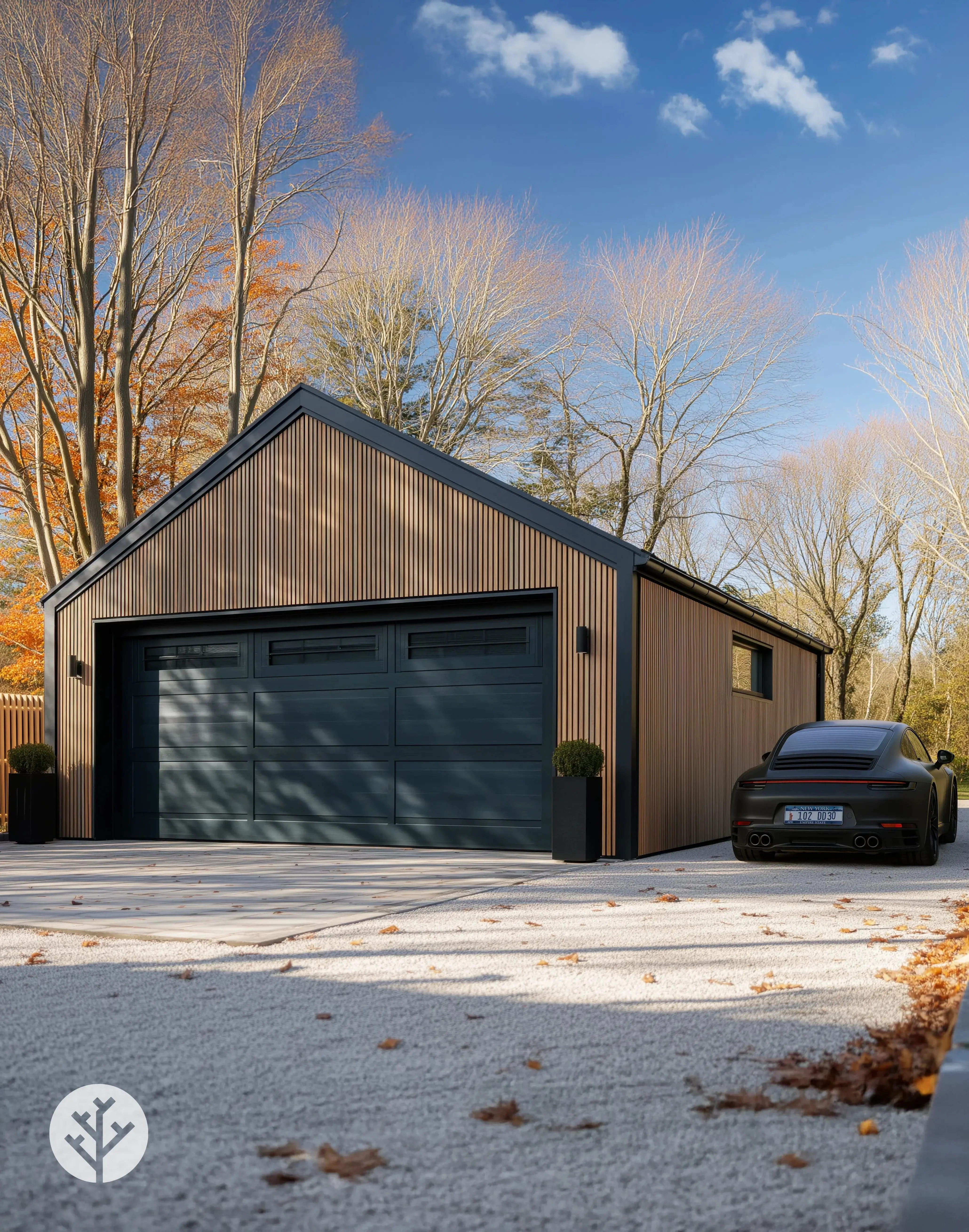 Plaank® Birch Exterior Slat Wall Panels