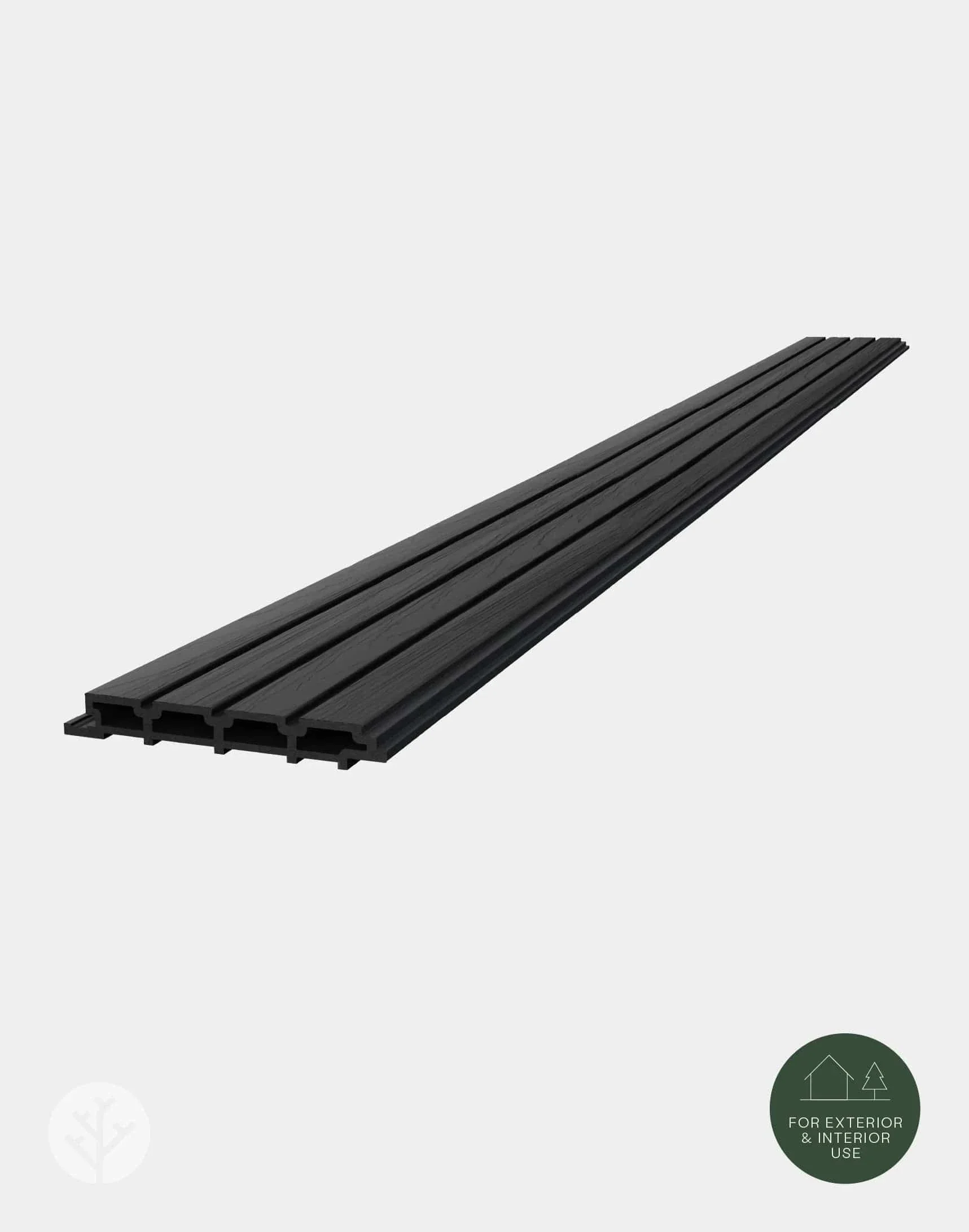 Plaank® Black Exterior Slat Wall Panels - Image 2