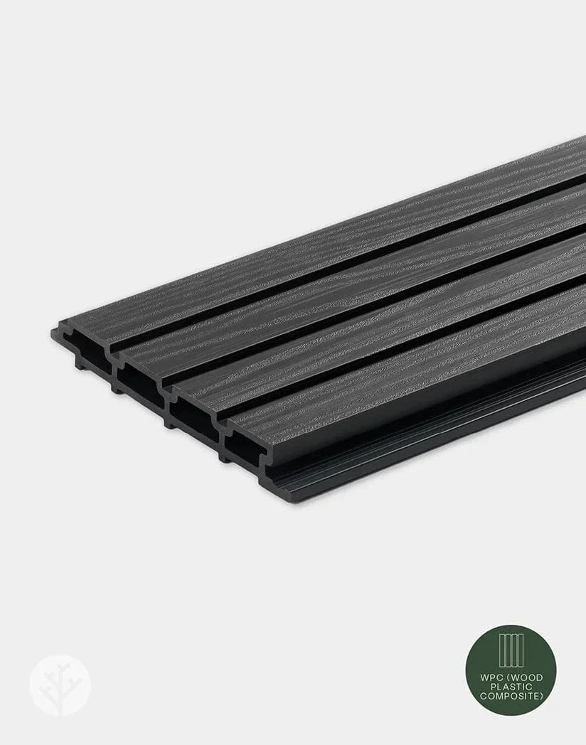 Plaank® Black Exterior Slat Wall Panels - Image 5