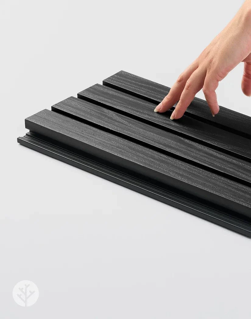 Plaank® Black Exterior Slat Wall Panels - Image 7