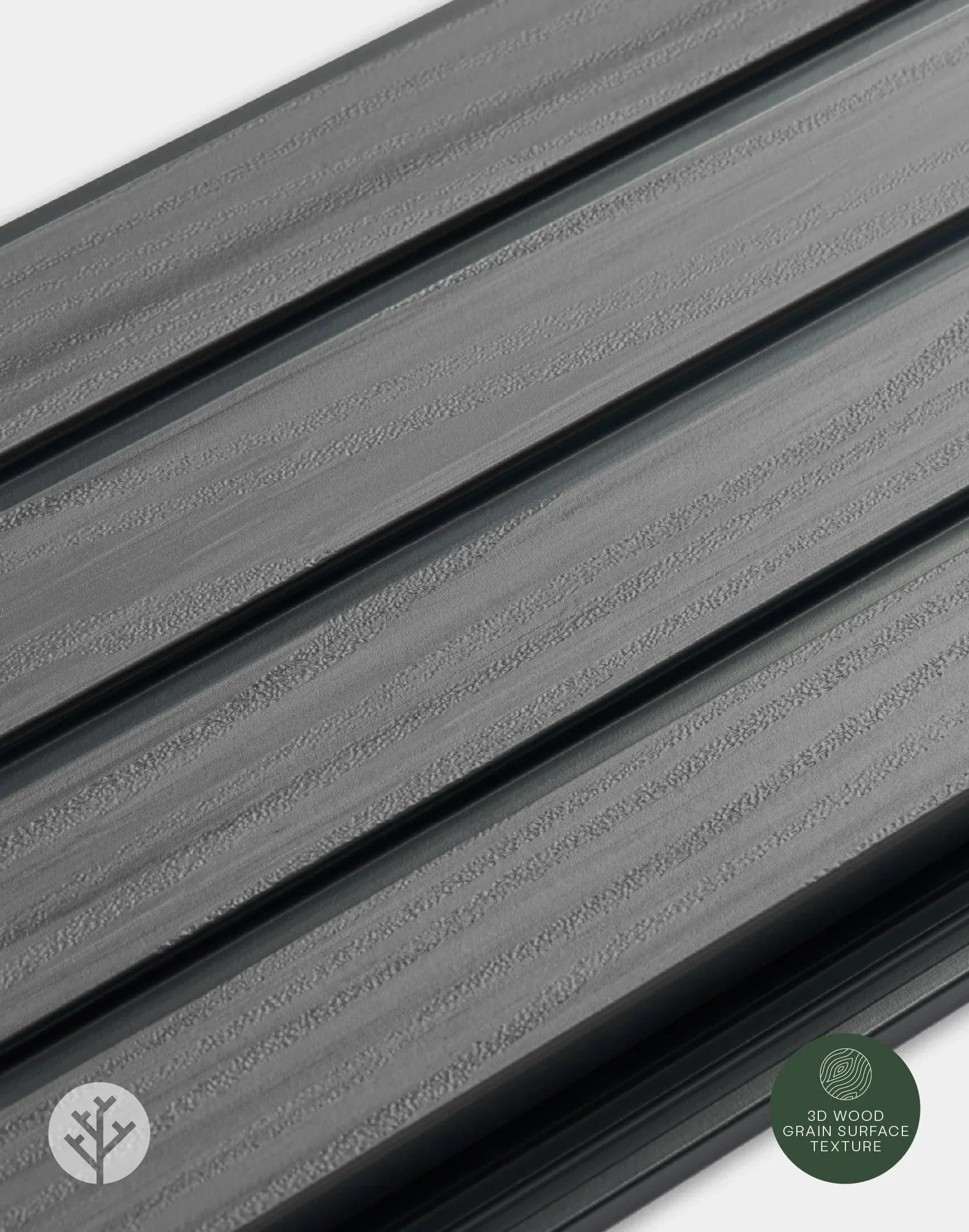 Plaank® Gray Exterior Slat Wall Panels - Image 8