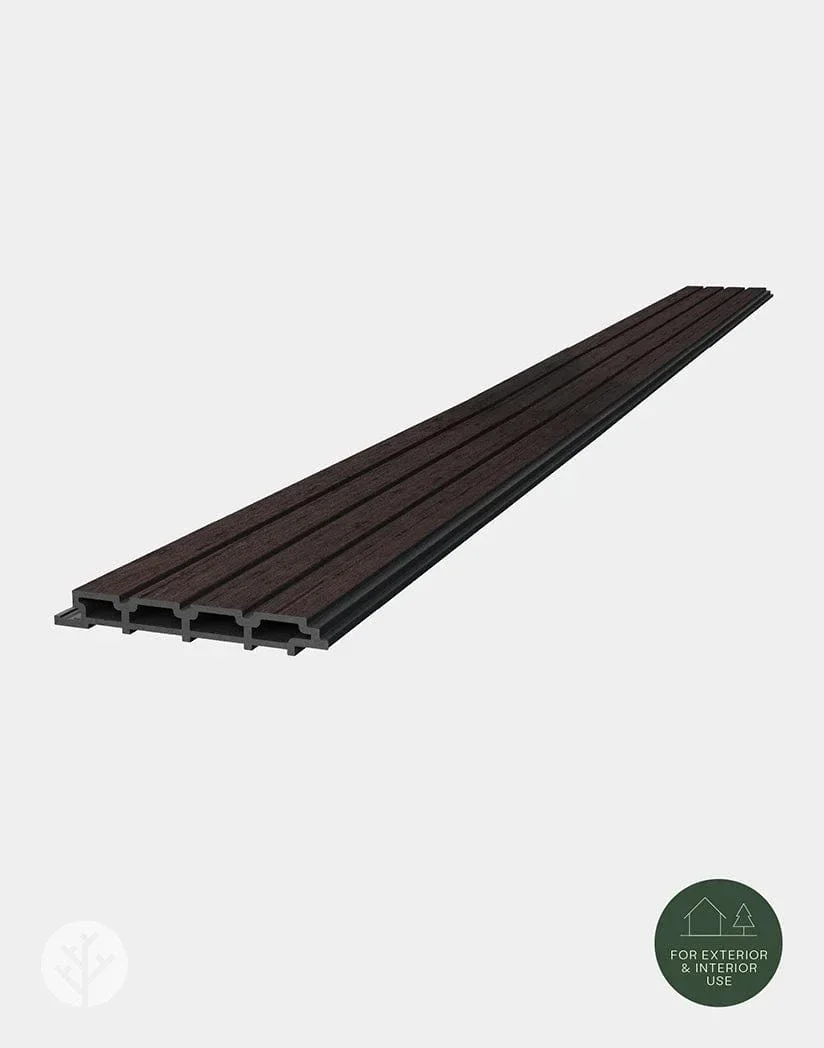 Plaank® Walnut Exterior Slat Wall Panels - Image 2