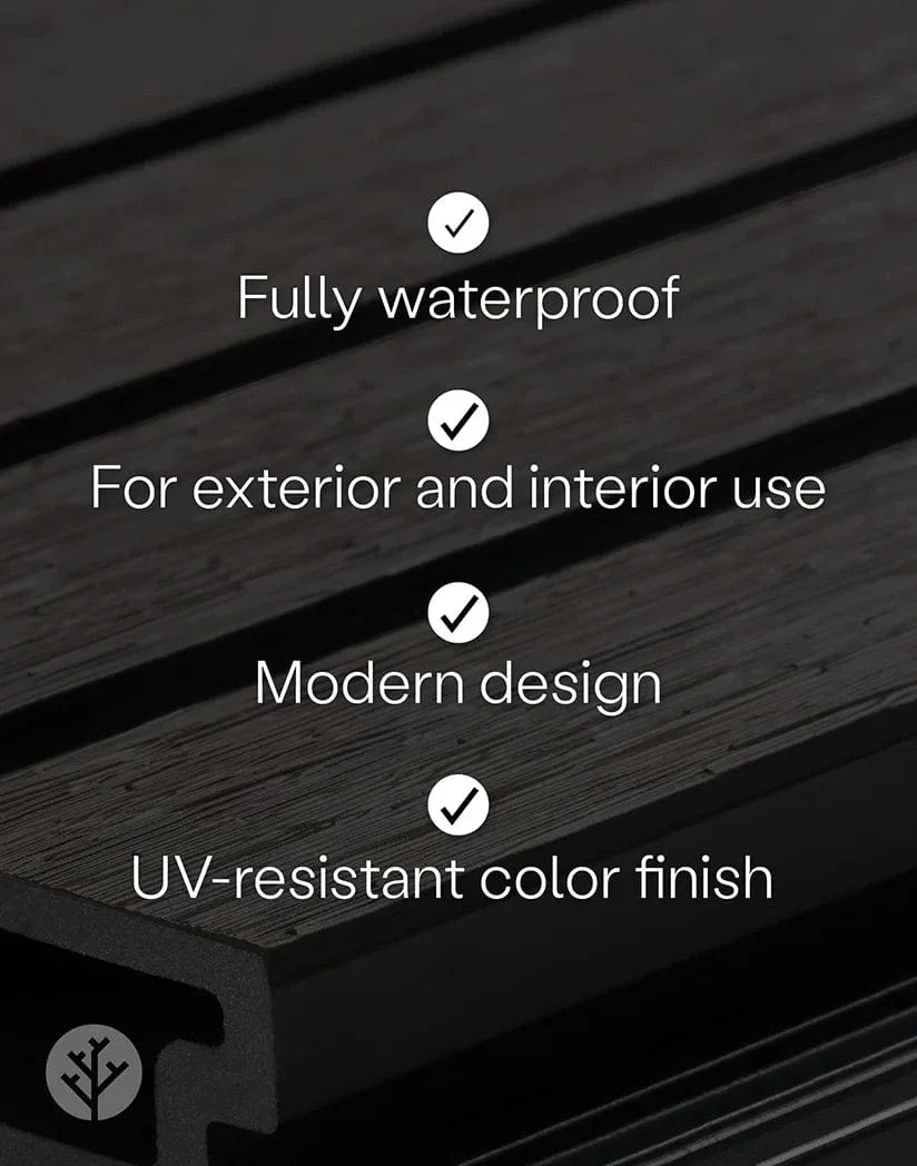 Plaank® Walnut Exterior Slat Wall Panels - Image 9
