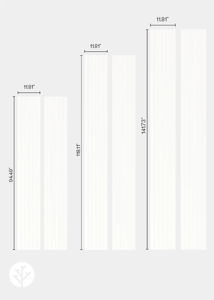 Slatpanel® Luxe White Wide Slat Wood Wall Panel - Image 9
